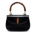 Gucci Small Calfskin Bamboo Top Handle Bag