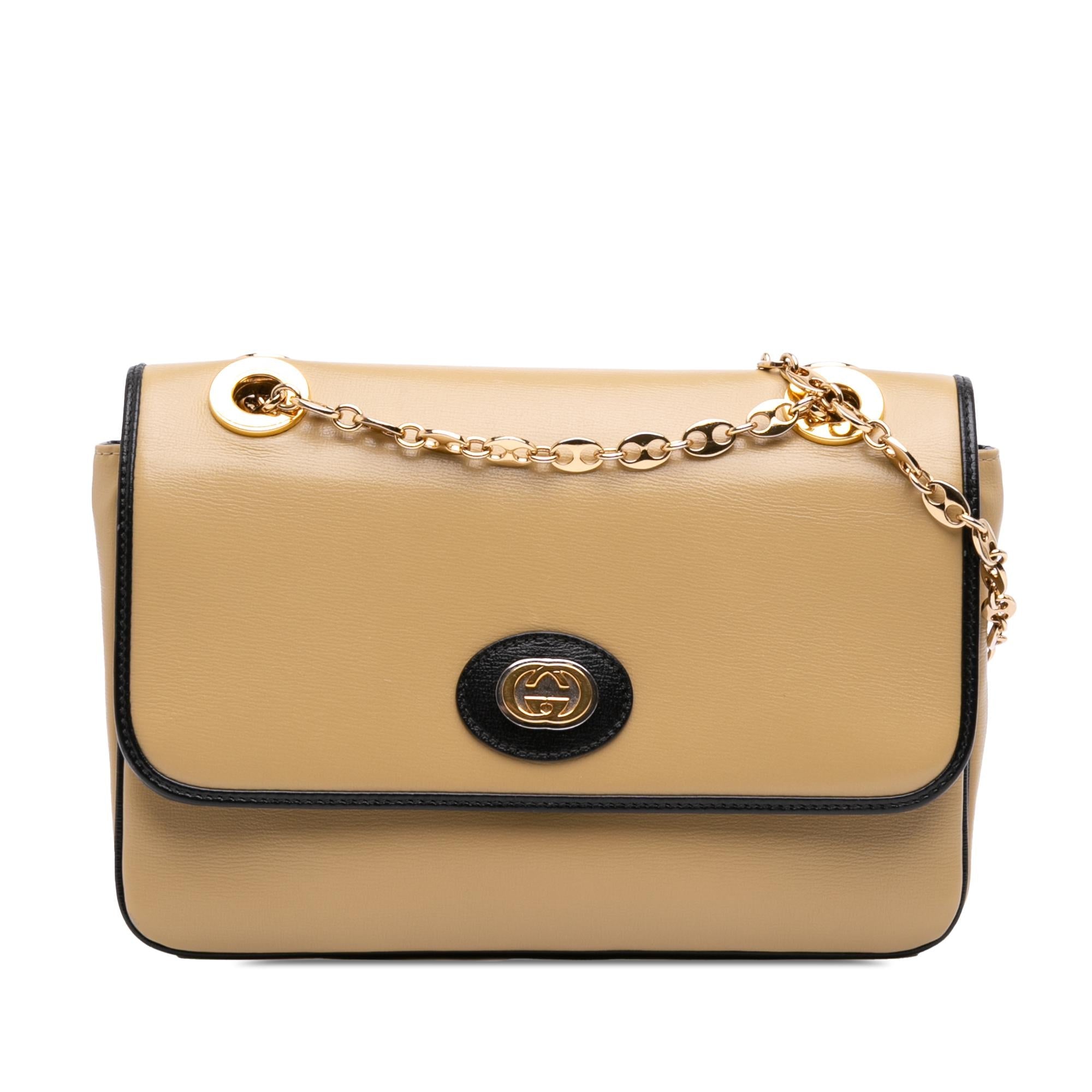 Gucci Small Calfskin Marina Chain Shoulder Bag