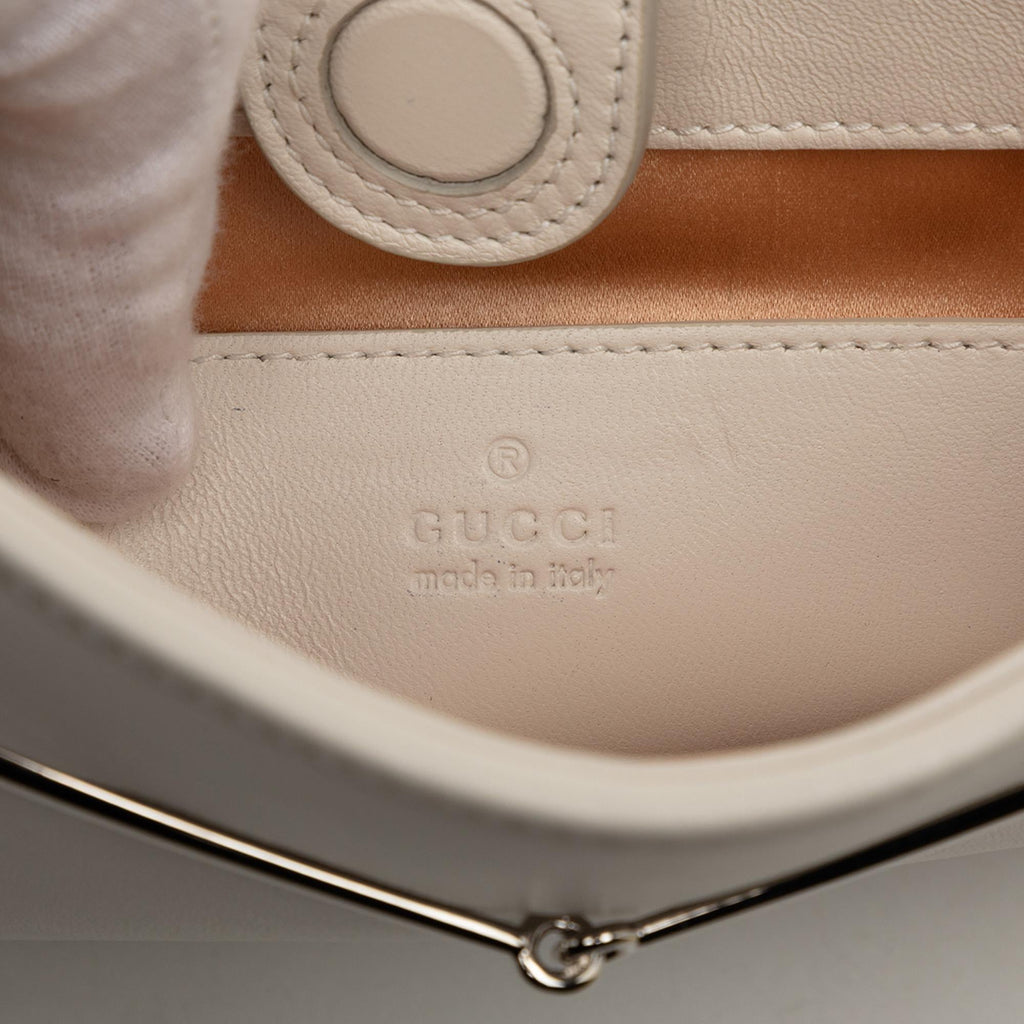 Gucci Small Calfskin Slim Horsebit Shoulder Bag
