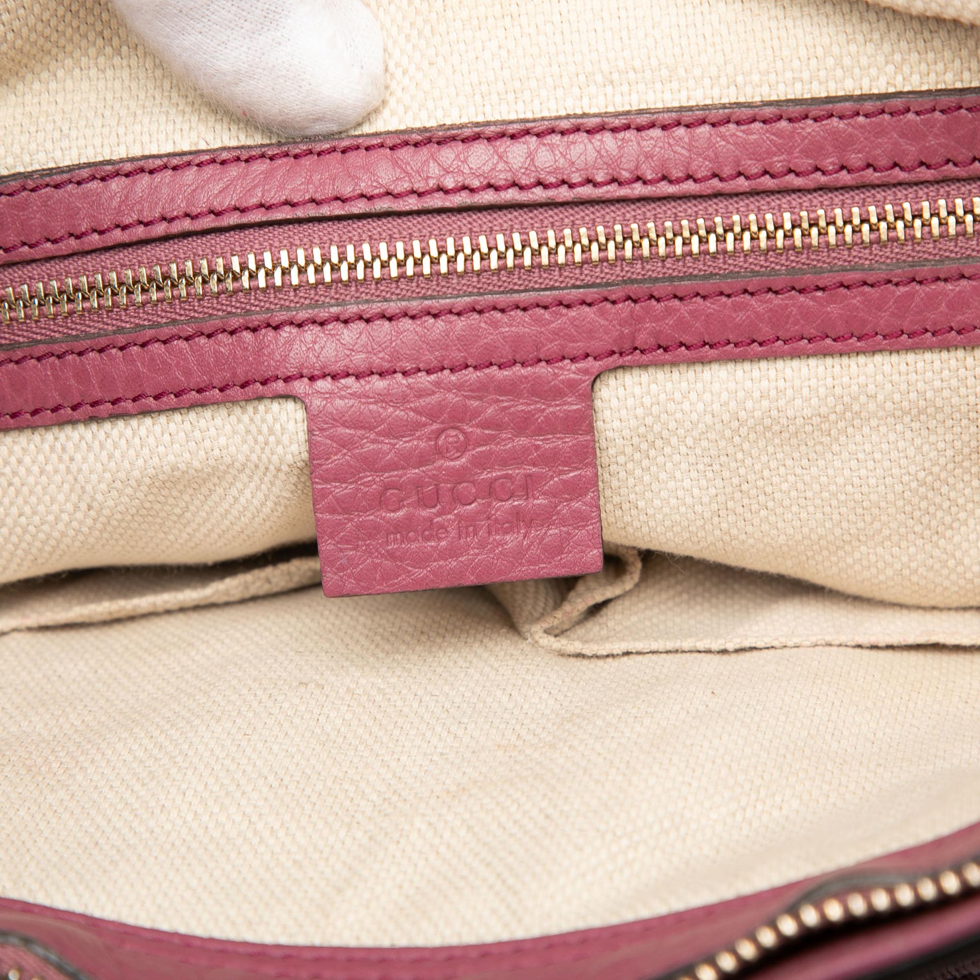 Gucci Small Calfskin Soho Cellarius Satchel