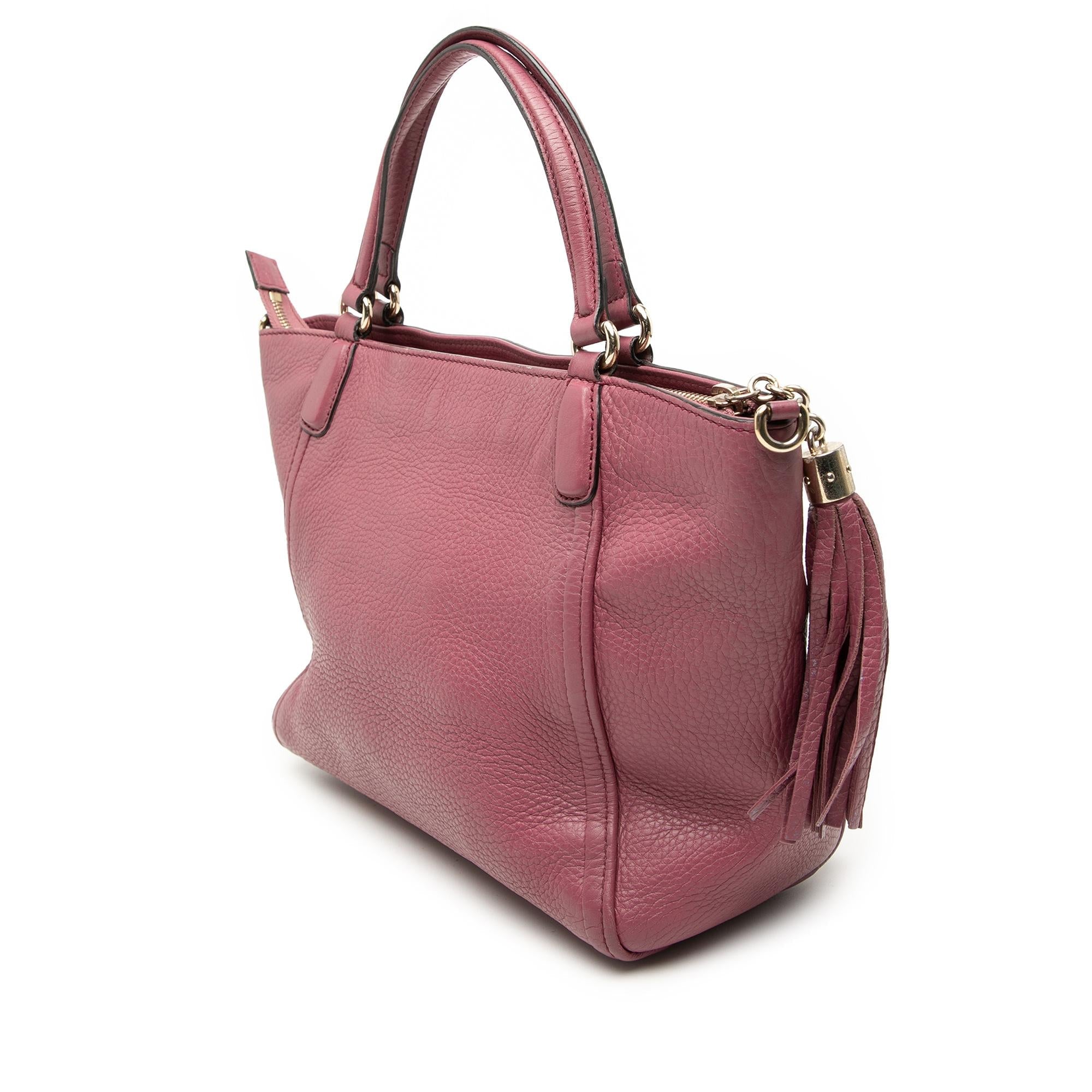 Gucci Small Calfskin Soho Cellarius Satchel