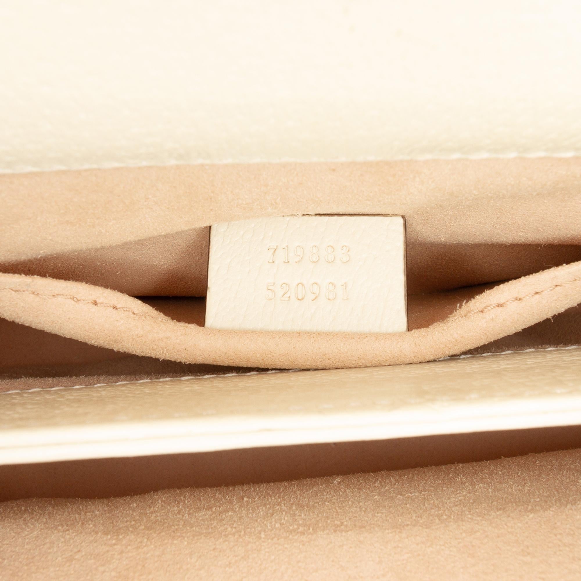 Gucci Small Calfskin Web Ophidia Chain Crossbody