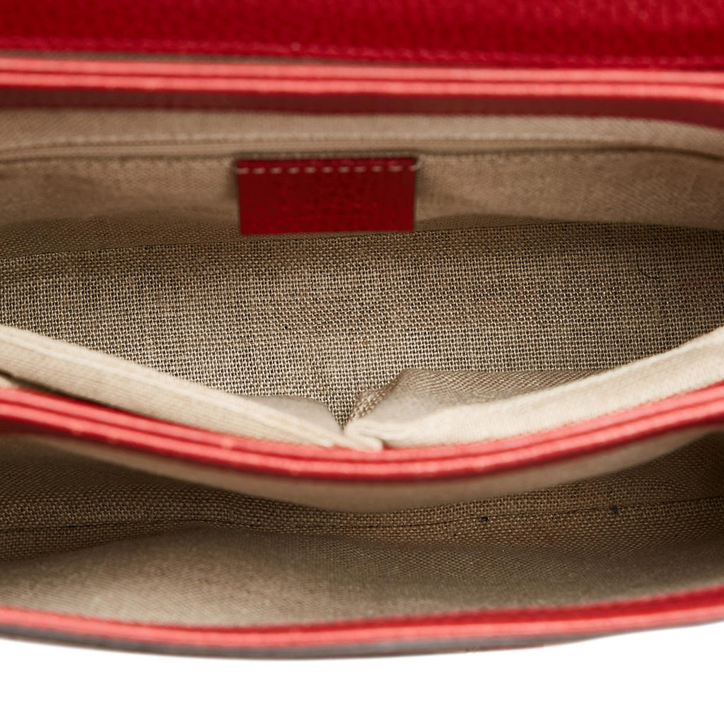 Gucci Small Dollar Calf Interlocking G Satchel (SHG-r6v8hg)