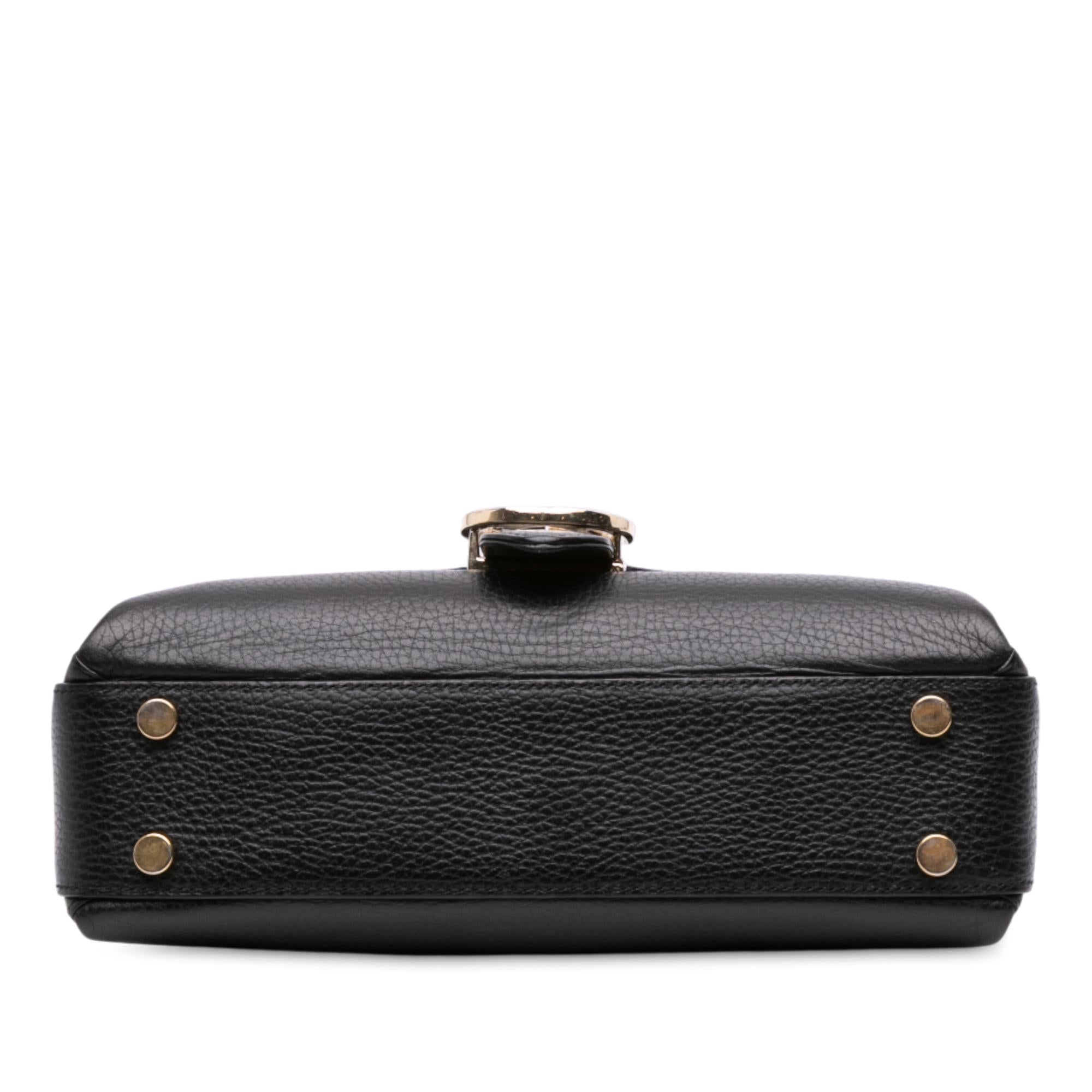 Gucci Small Dollar Calf Interlocking G Satchel