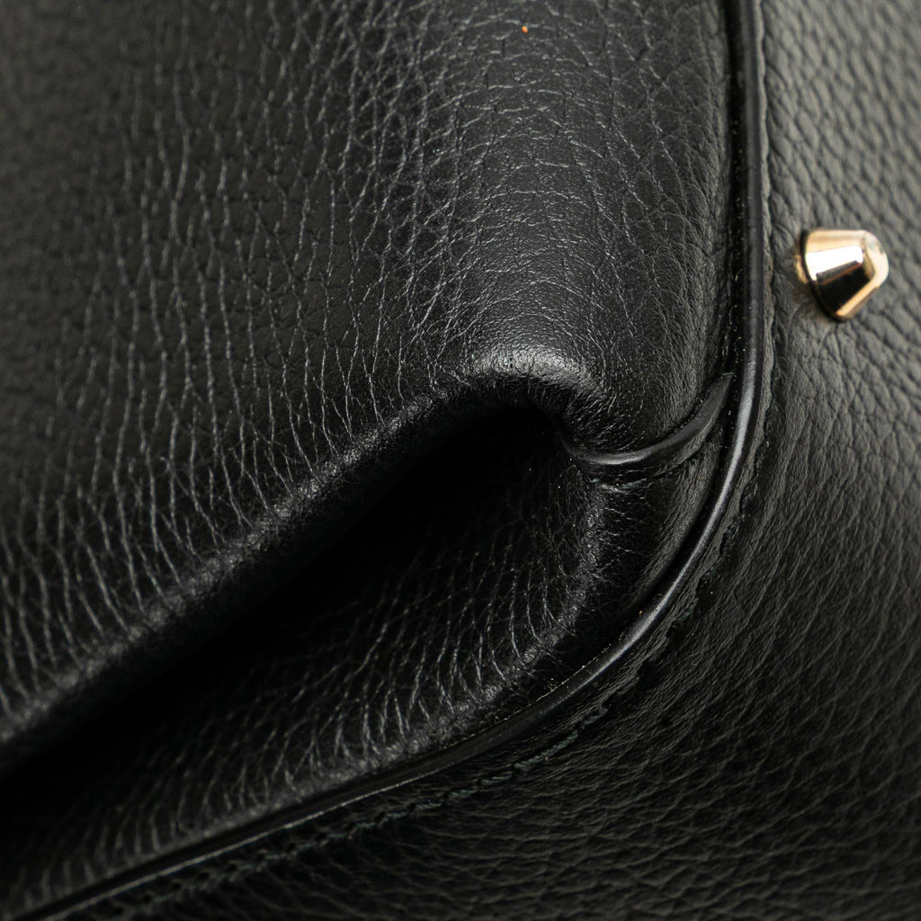 Gucci Small Dollar Calf Interlocking G Satchel