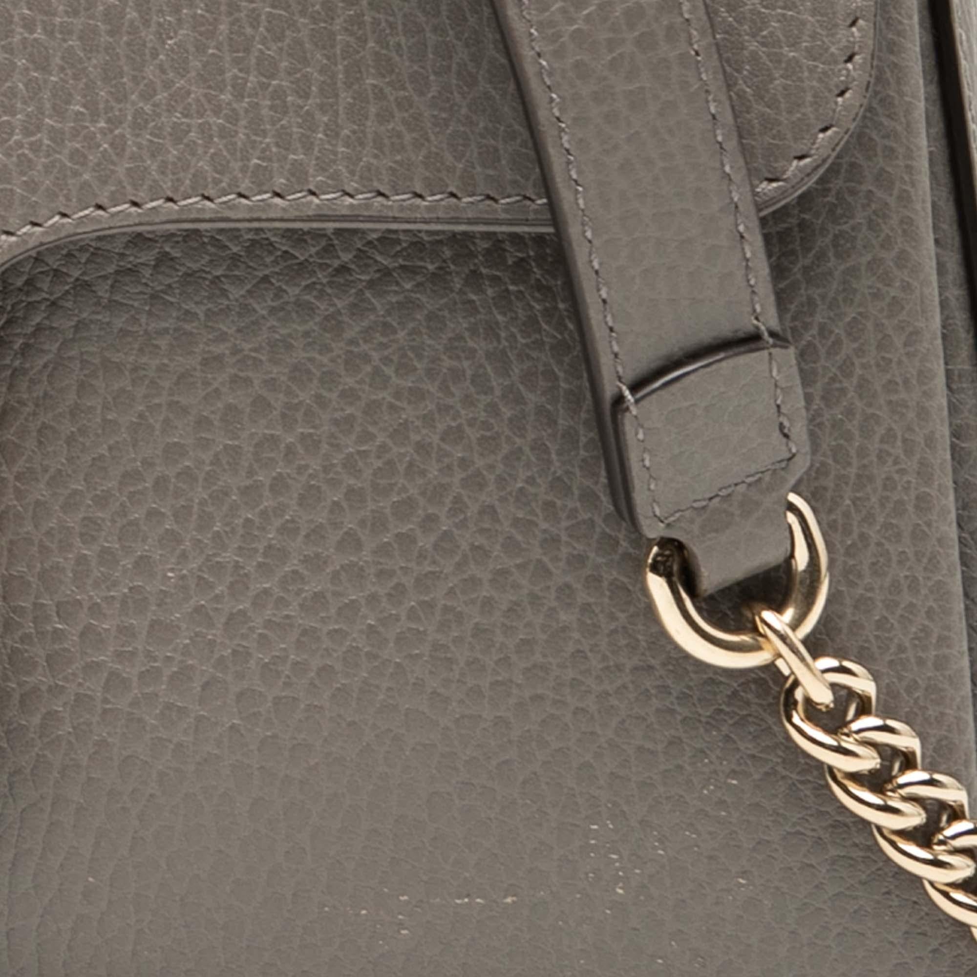 Gucci Small Dollar Calf Interlocking G Satchel