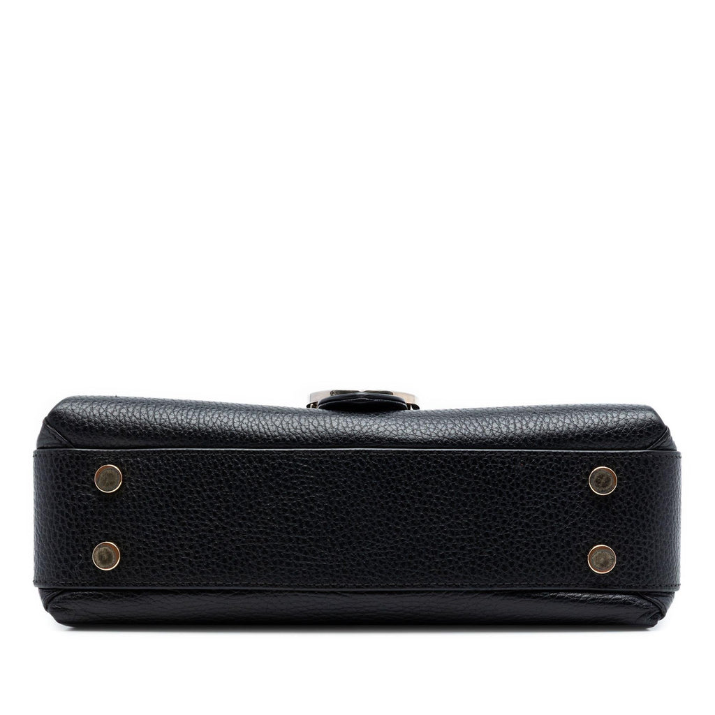 Gucci Small Dollar Calf Interlocking G Satchel
