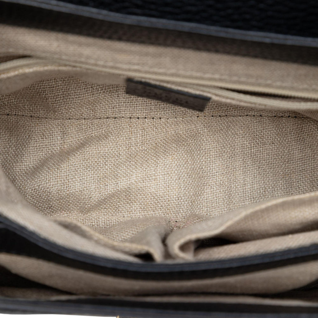 Gucci Small Dollar Calf Interlocking G Satchel