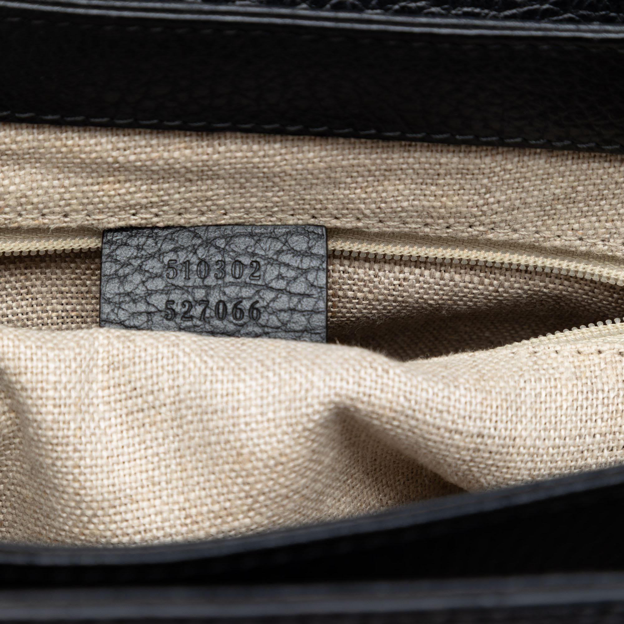 Gucci Small Dollar Calf Interlocking G Satchel