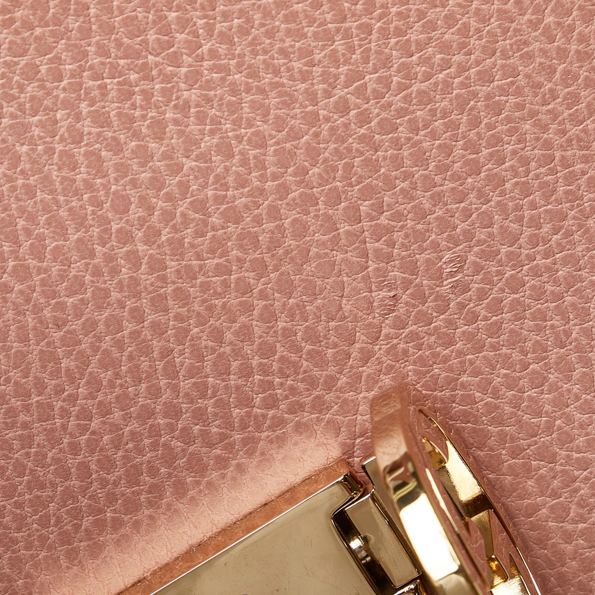Gucci Small Dollar Calf Interlocking G Top Handle (SHG-YOtqPD)