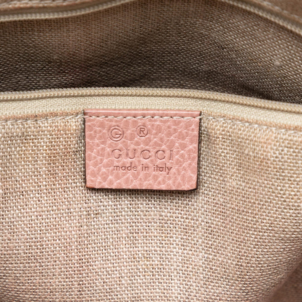 Gucci Small Dollar Calfskin GG Charm Dome Satchel