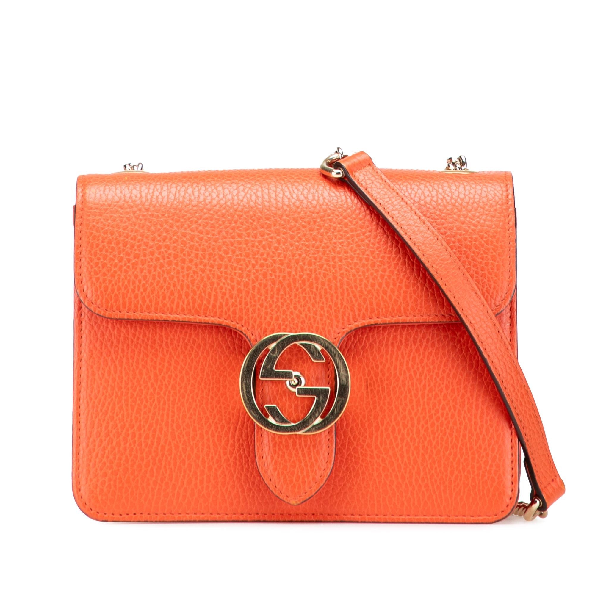 Gucci Small Dollar Calfskin Interlocking G Crossbody