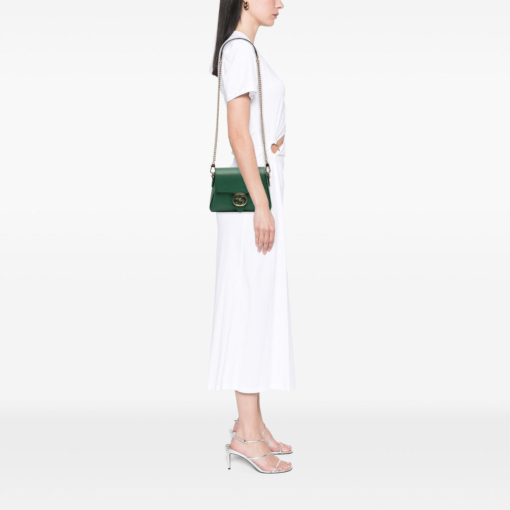 Gucci Small Dollar Calfskin Interlocking G Crossbody