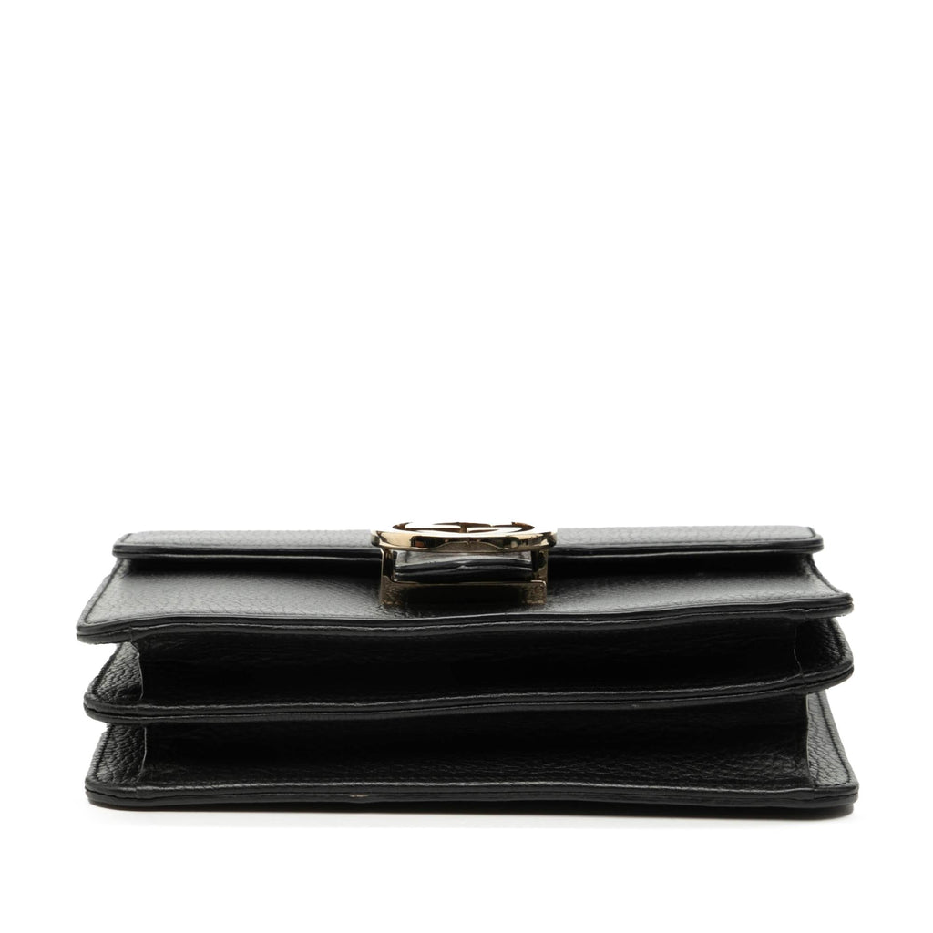 Gucci Small Dollar Calfskin Interlocking G Crossbody
