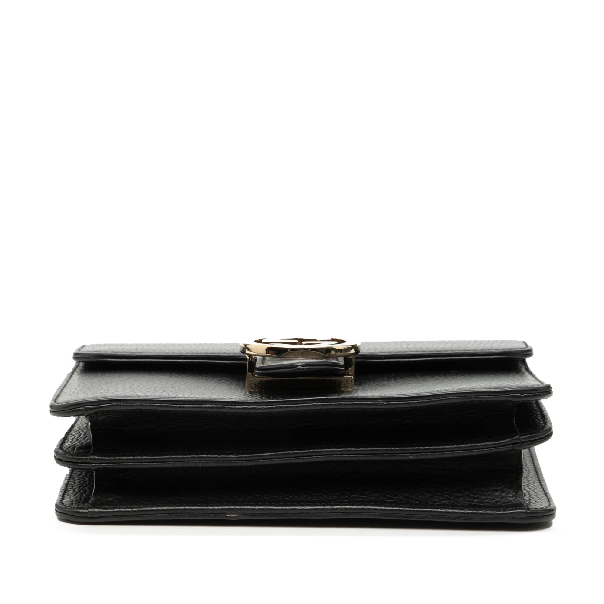 Gucci Small Dollar Calfskin Interlocking G Crossbody