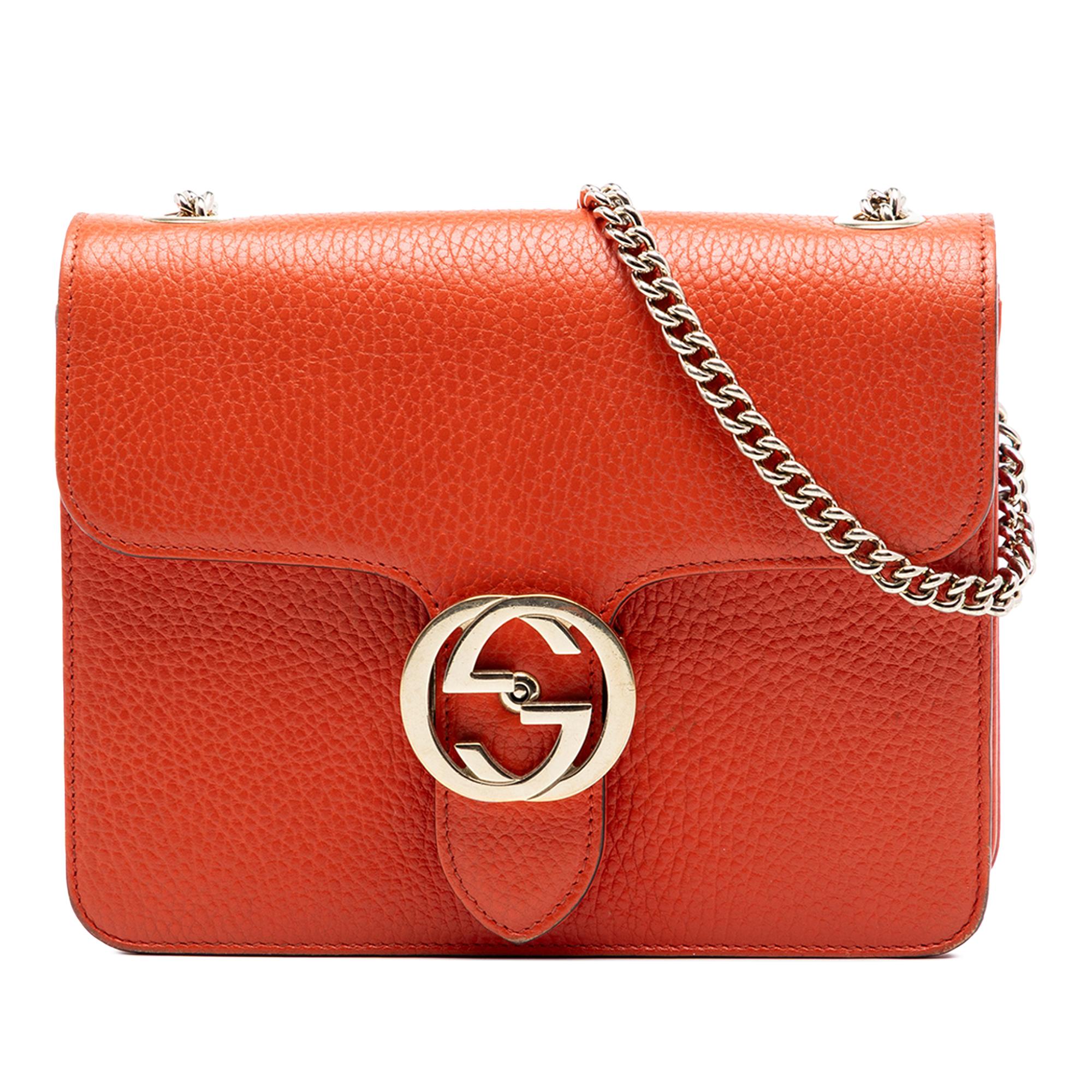 Gucci Small Dollar Calfskin Interlocking G Crossbody