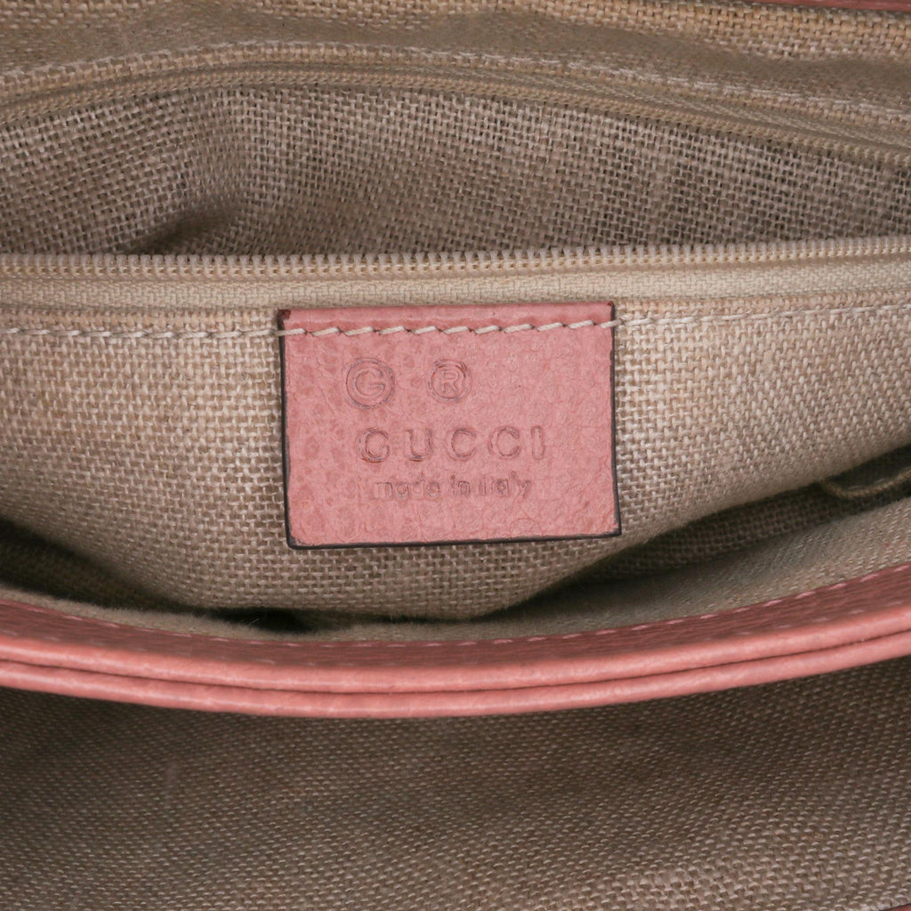 Gucci Small Dollar Calfskin Interlocking G Satchel