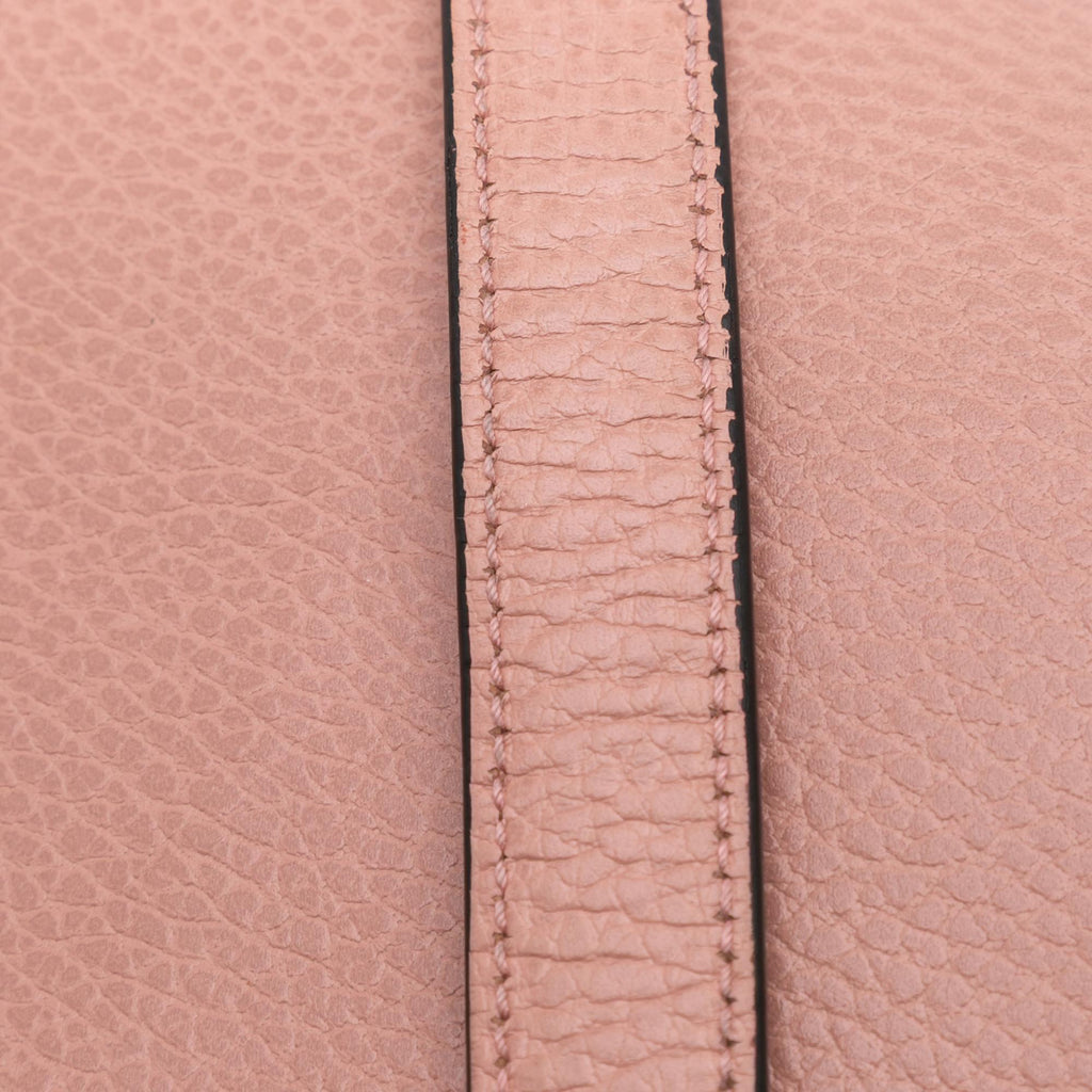 Gucci Small Dollar Leather Interlocking G Satchel