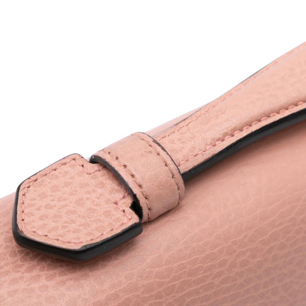 Gucci Small Dollar Leather Interlocking G Satchel