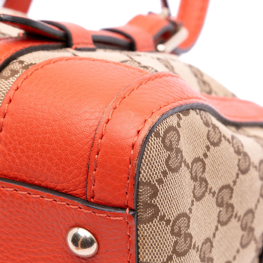 Gucci Small GG Canvas Belted Satchel