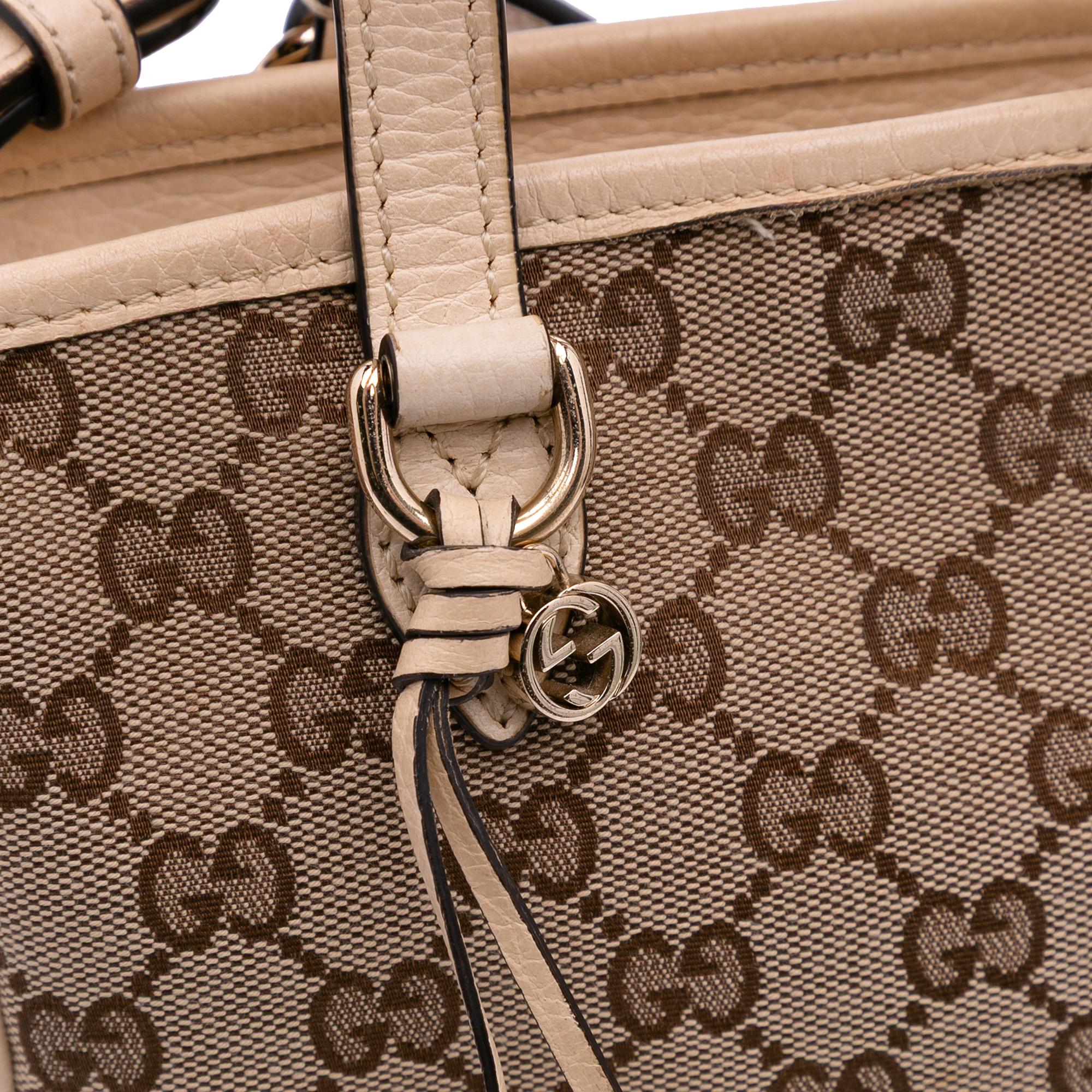 Gucci Small GG Canvas Bree Satchel
