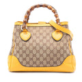 Gucci Small GG Canvas Diana Bamboo Top Handle Tote