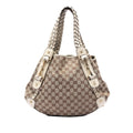 Gucci Small GG Canvas Horsebit Pelham Shoulder Bag