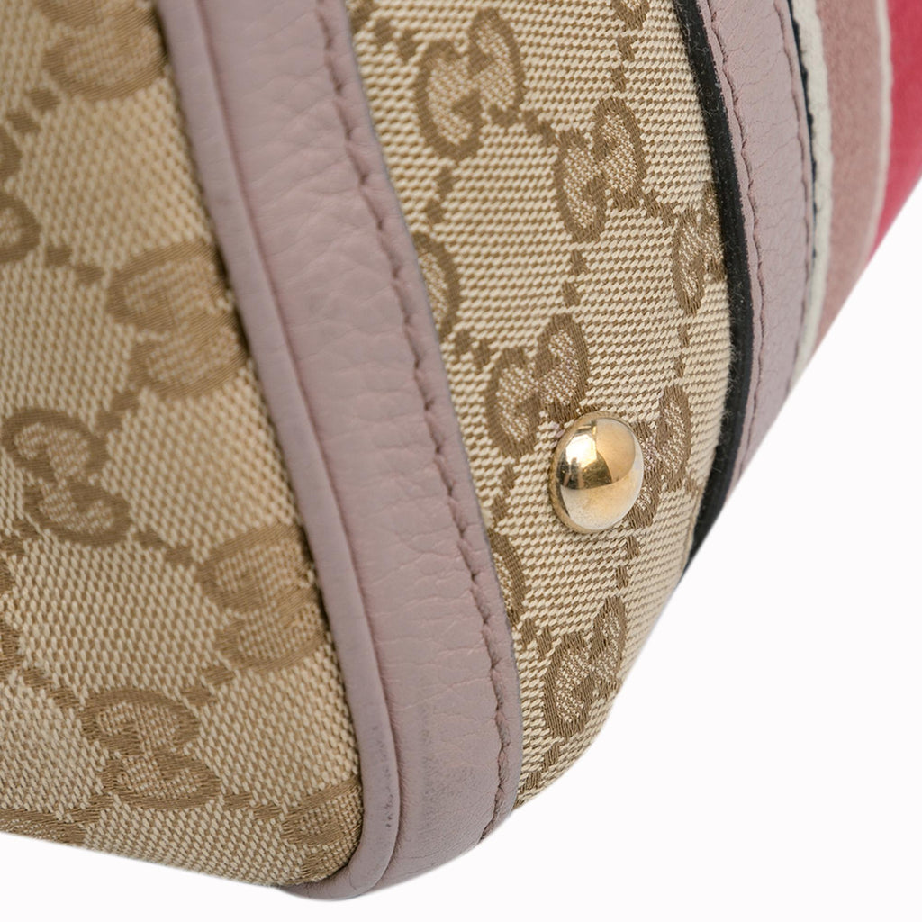 Gucci Small GG Canvas Joy Web Satchel