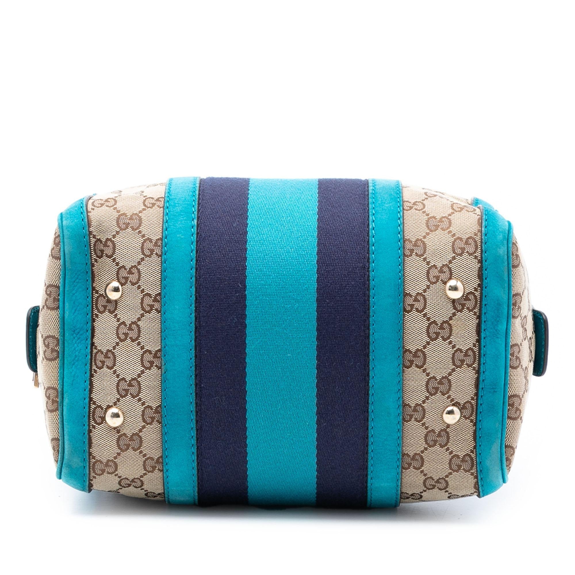 Gucci Small GG Canvas Web Joy Boston Bag