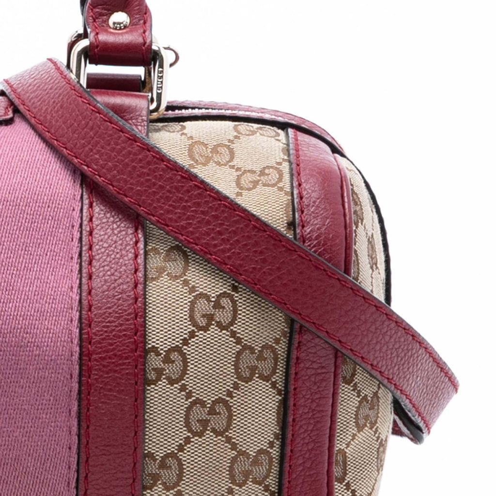 Gucci Small GG Canvas Web Joy Boston Bag