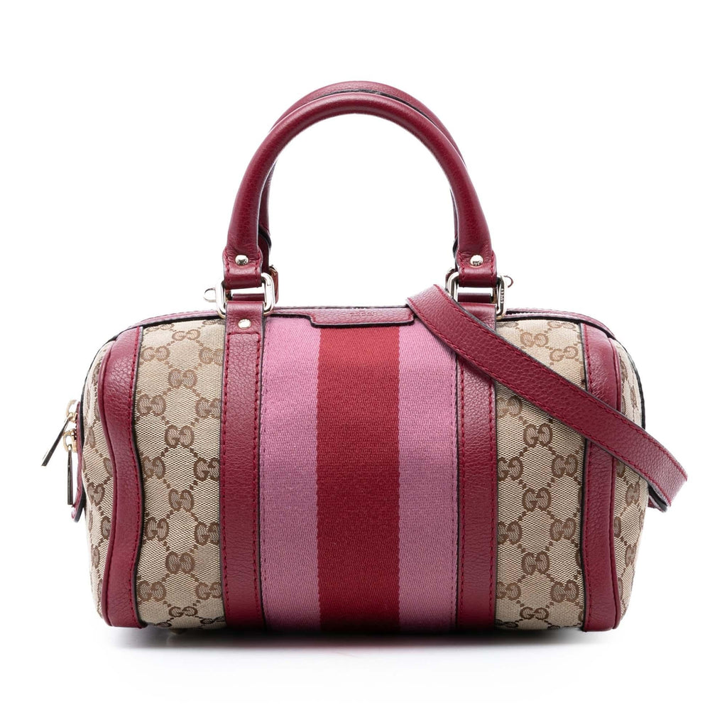Gucci Small GG Canvas Web Joy Boston Bag