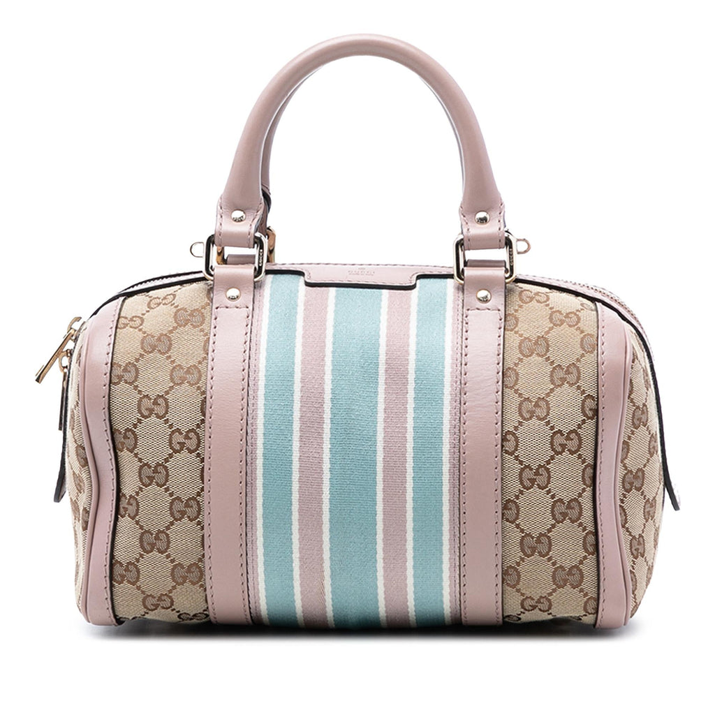 Gucci Small GG Canvas Web Joy Boston Bag