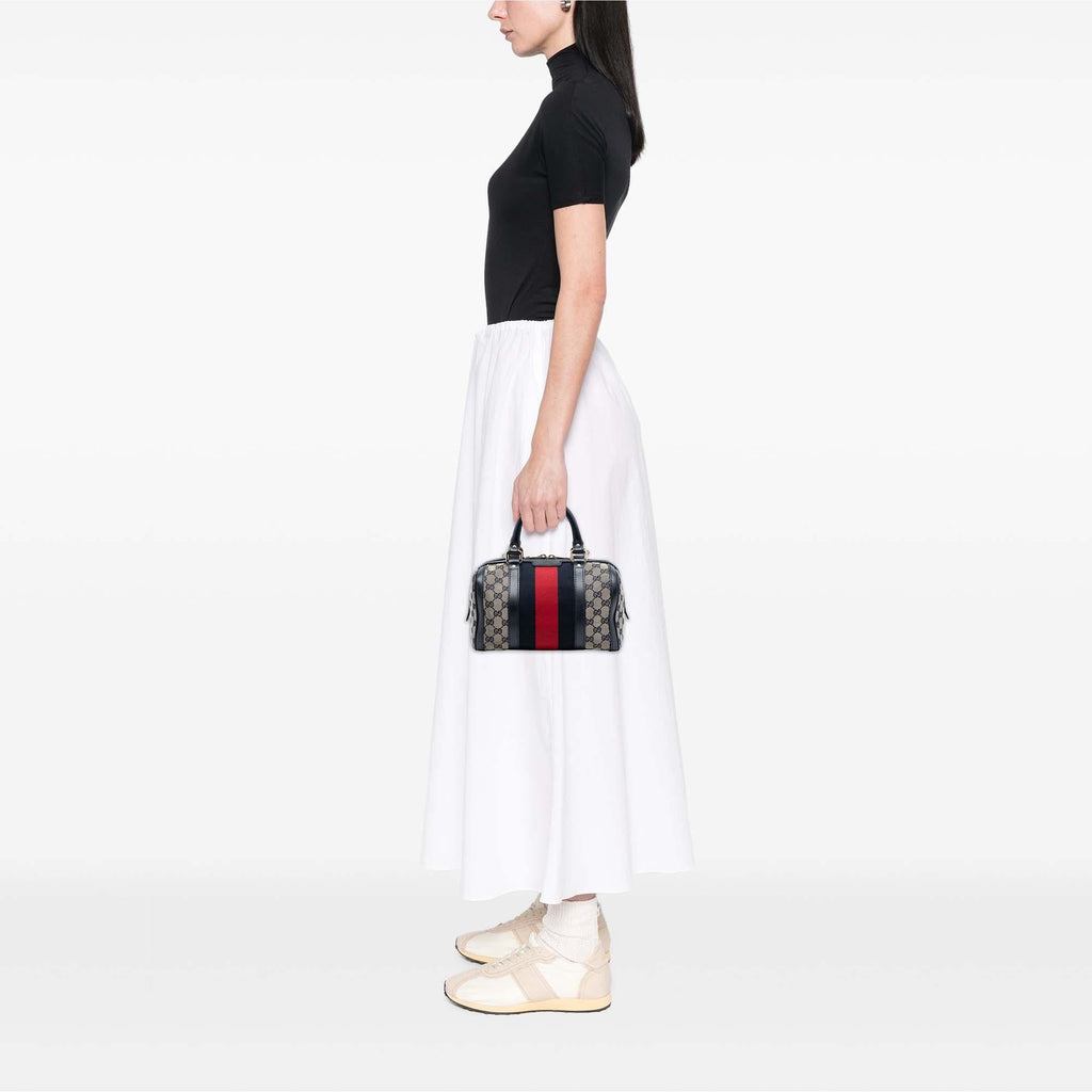 Gucci Small GG Canvas Web Joy Boston Bag