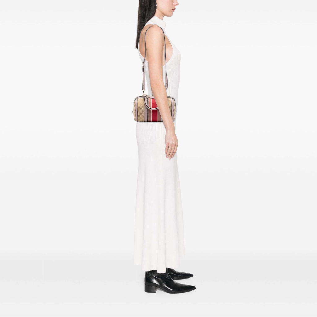 Gucci Small GG Canvas Web Joy Boston Bag