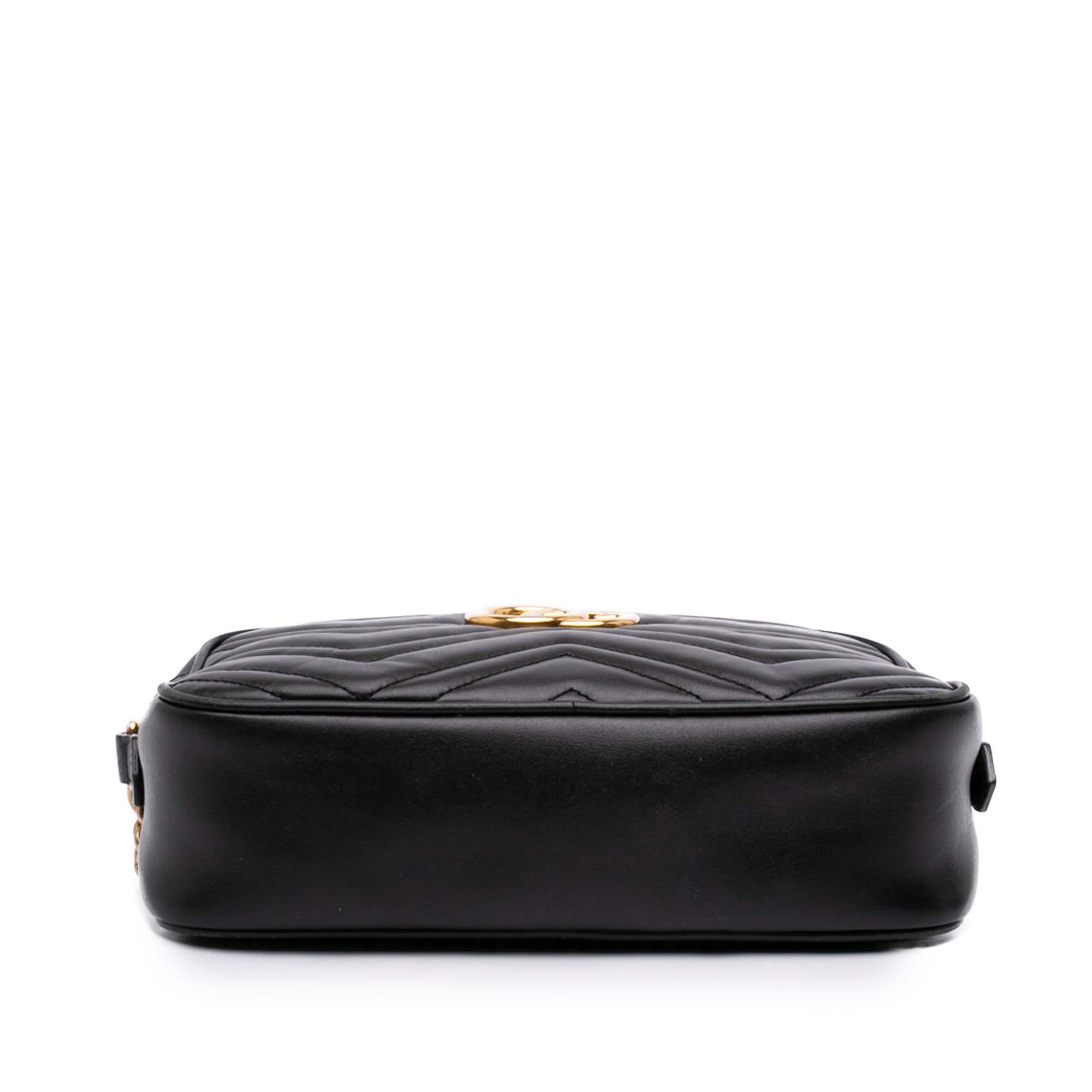 Gucci Small GG Marmont Matelasse Calfskin Crossbody