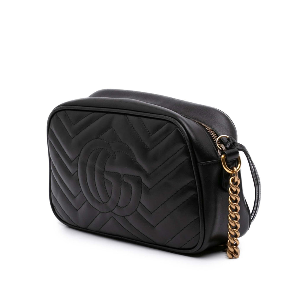 Gucci Small GG Marmont Matelasse Calfskin Crossbody