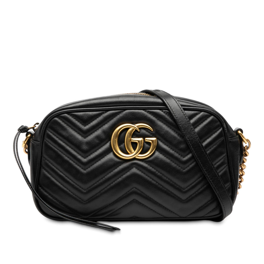 Gucci Small GG Marmont Matelasse Calfskin Crossbody