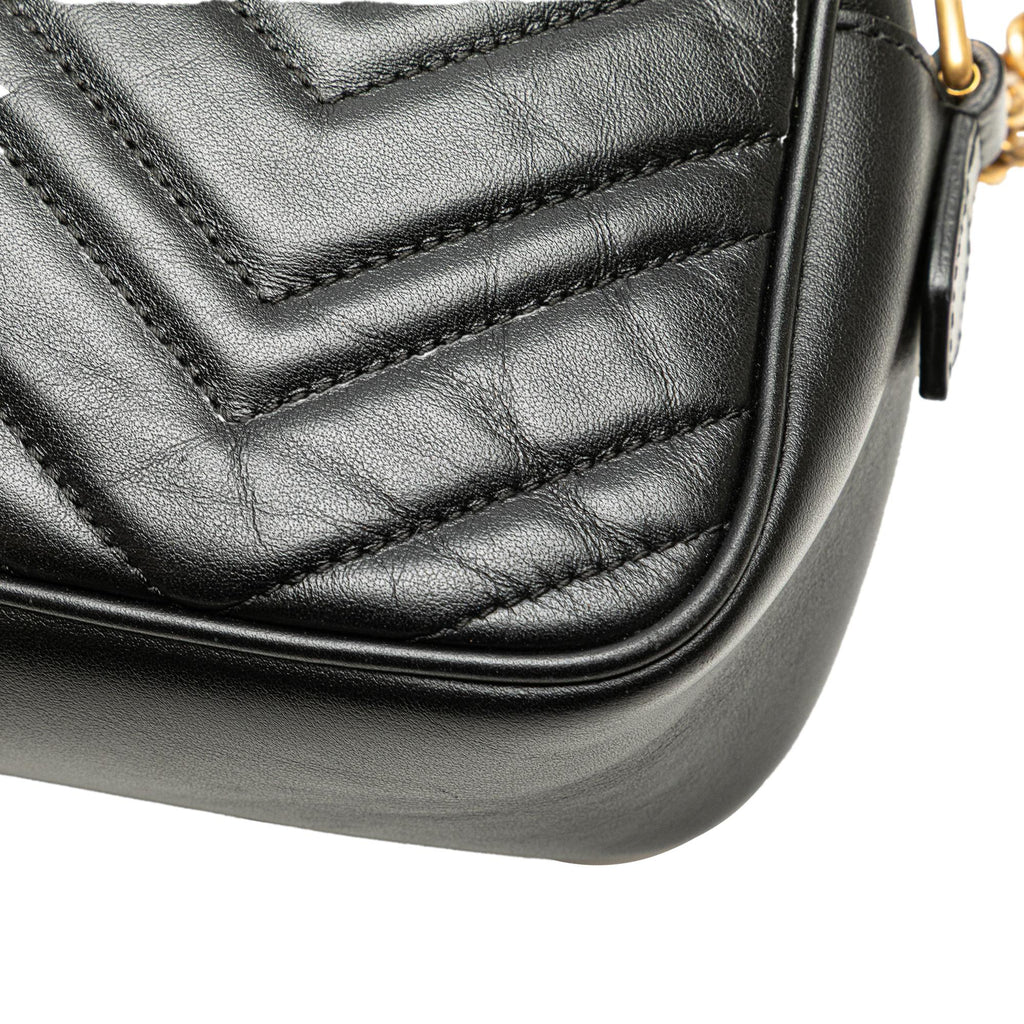 Gucci Small GG Marmont Matelasse Leather Crossbody