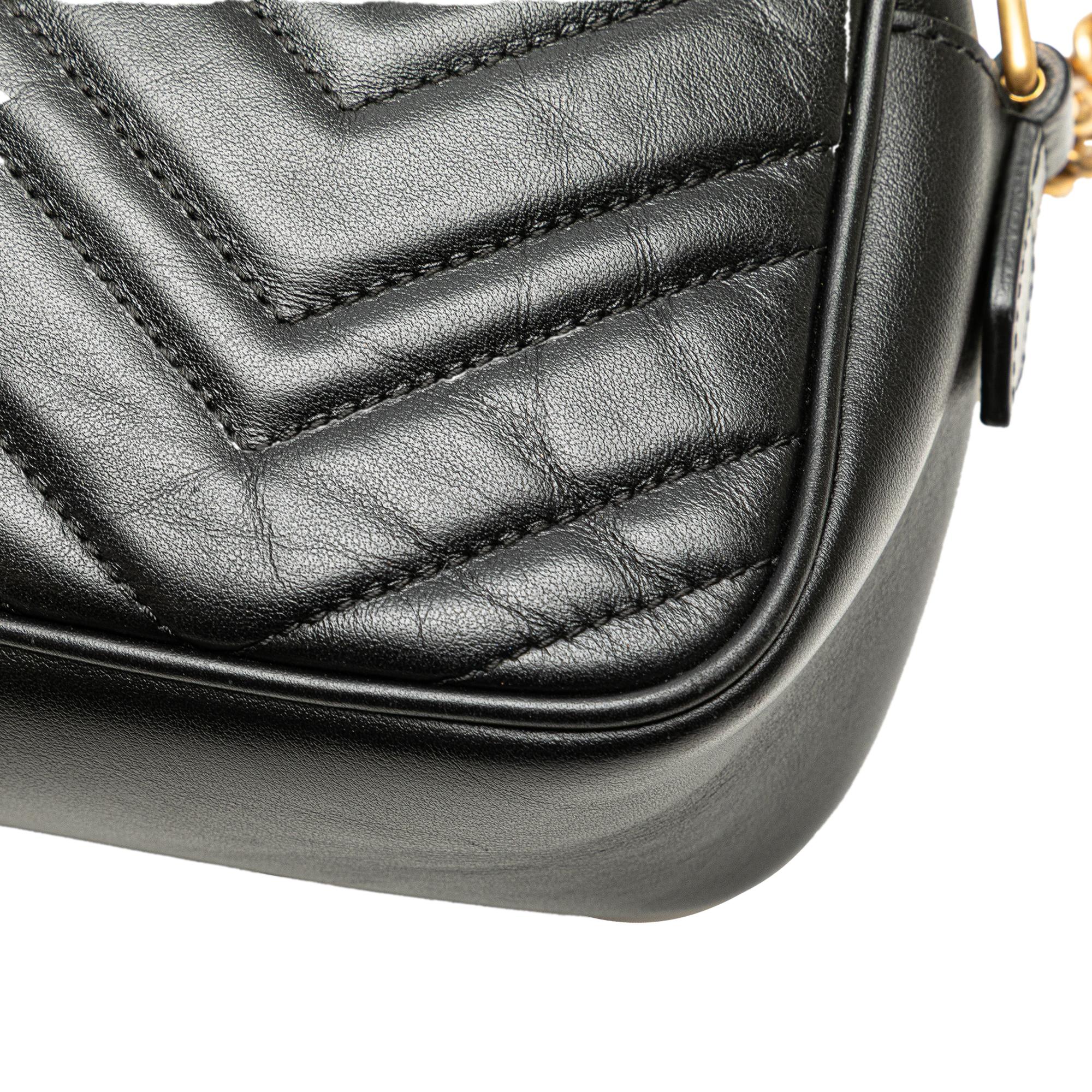 Gucci Small GG Marmont Matelasse Leather Crossbody