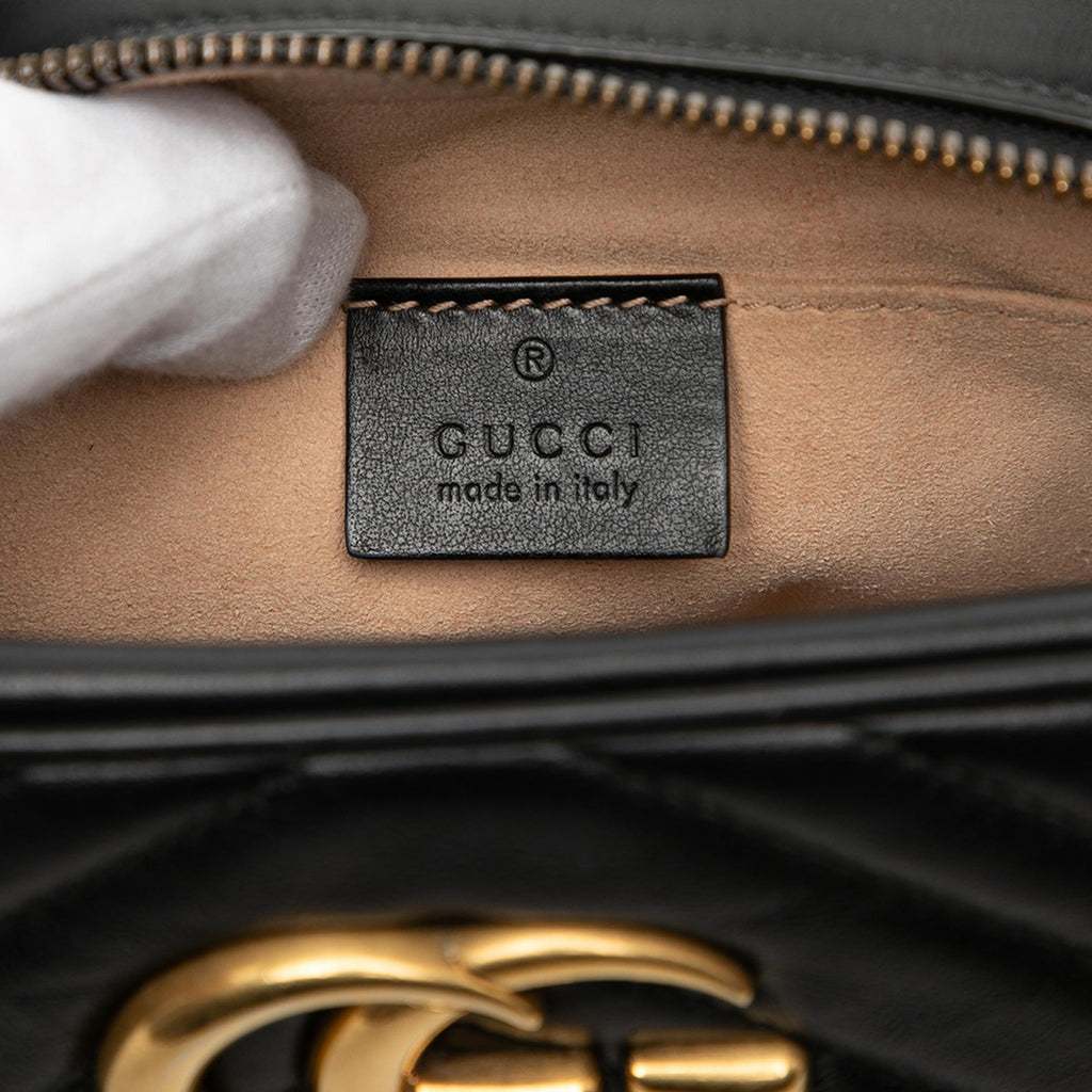 Gucci Small GG Marmont Matelasse Leather Crossbody