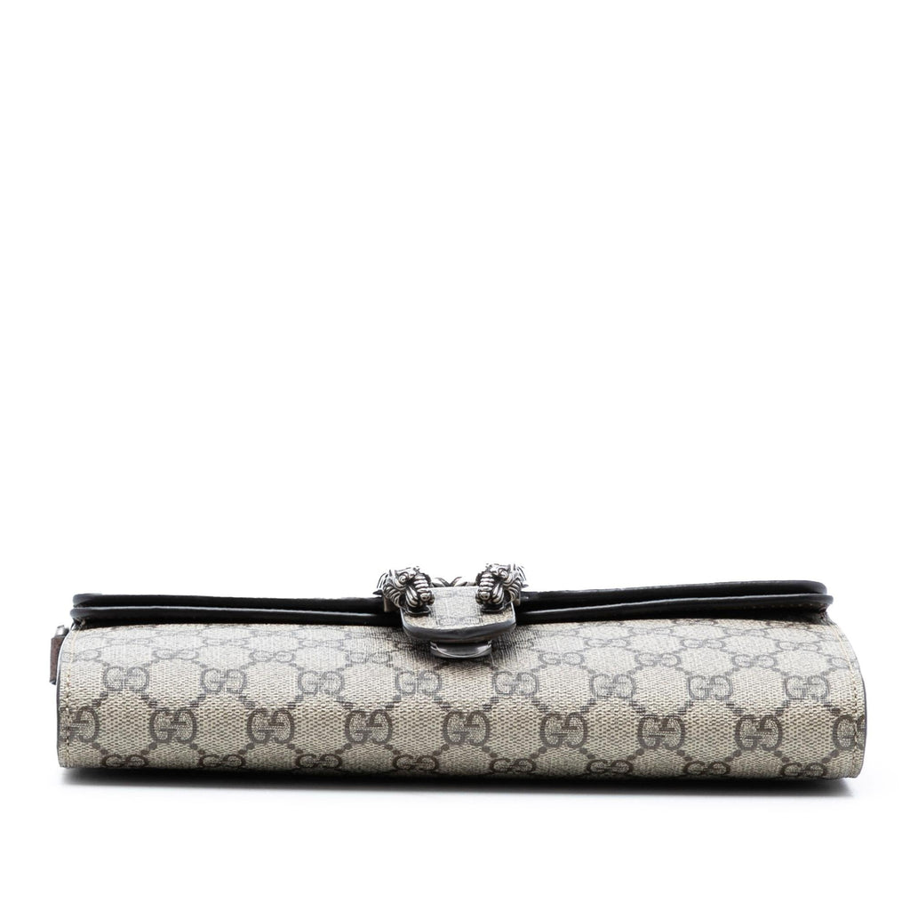 Gucci Small GG Supreme East West Dionysus Flap Bag