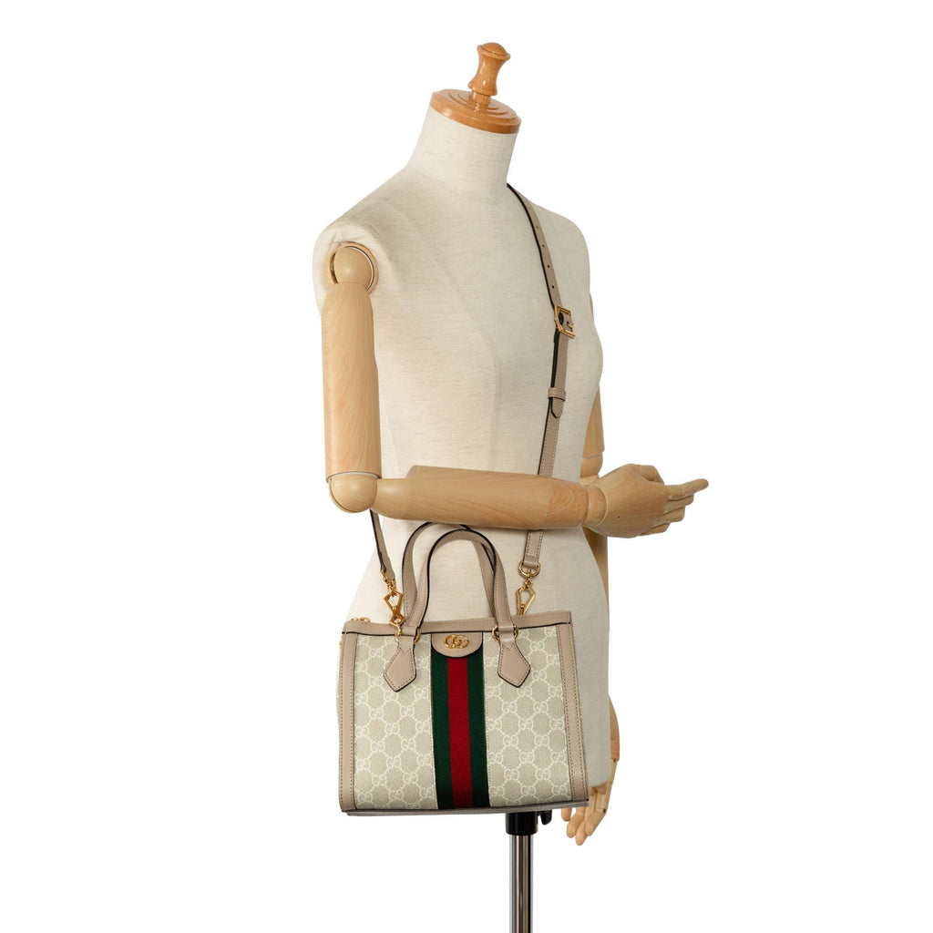 Gucci Small GG Supreme Ophidia Satchel (SHG-gSeSoW)