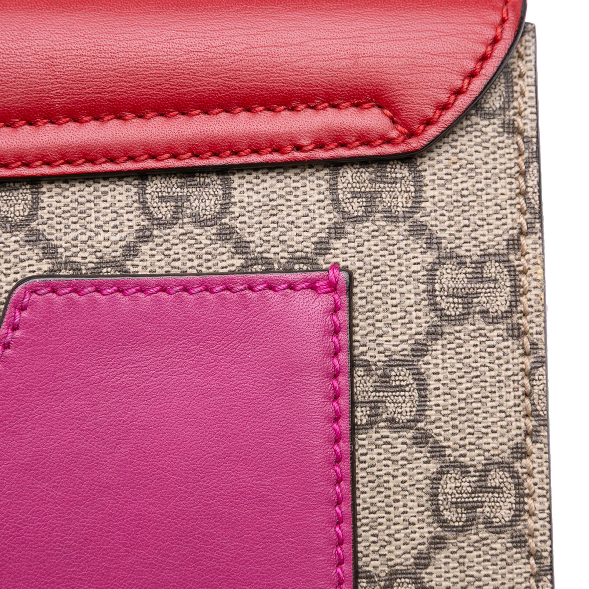 Gucci Small GG Supreme Padlock Crossbody