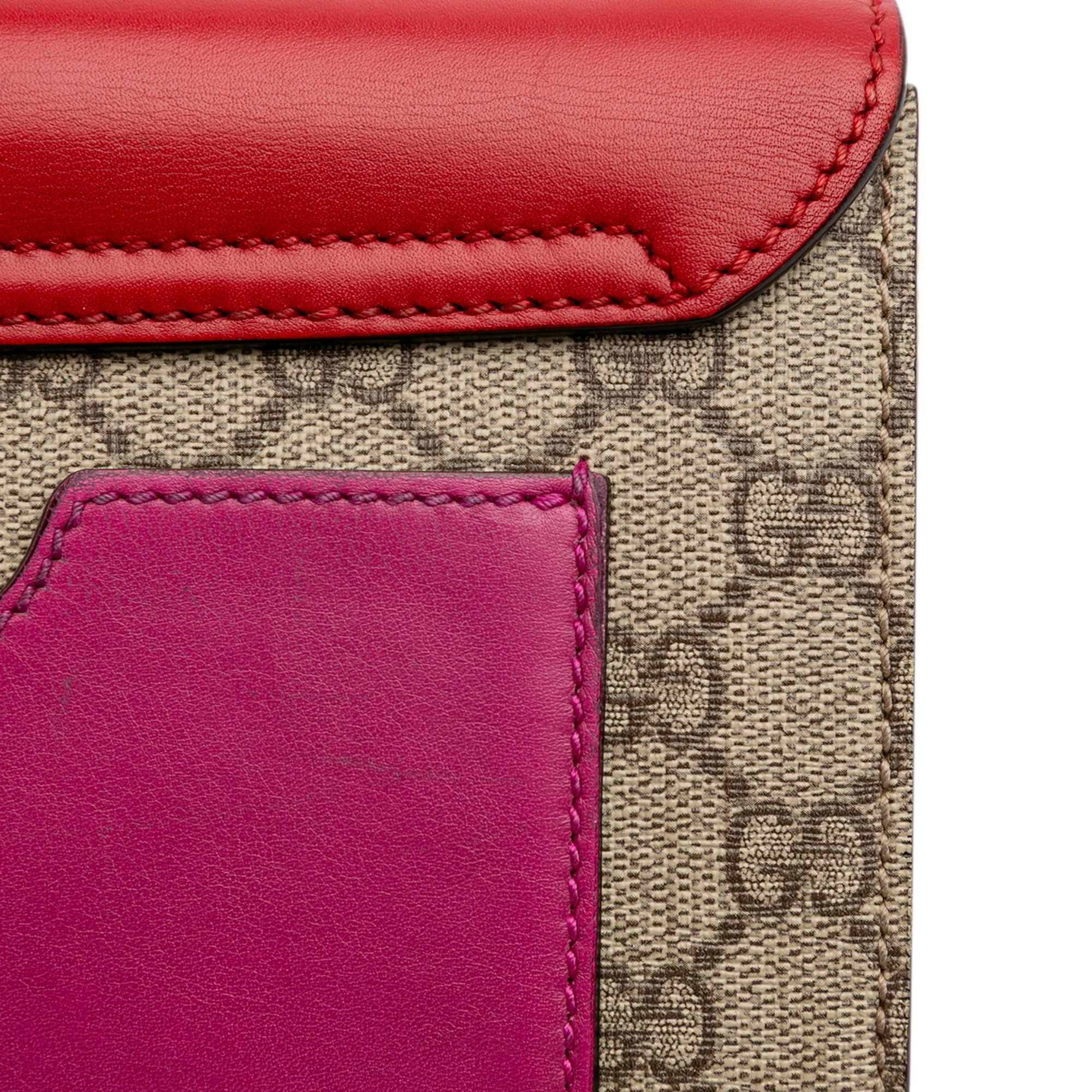 Gucci Small GG Supreme Padlock Crossbody