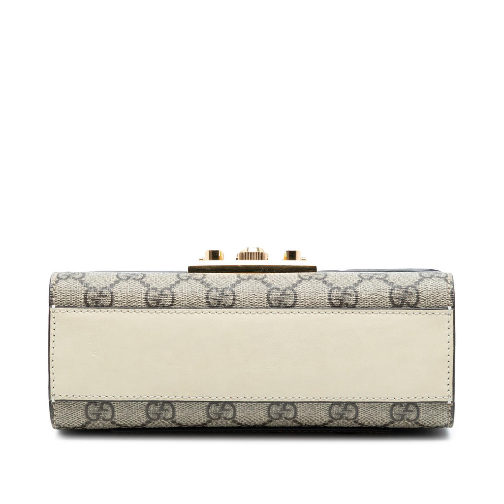 Gucci Small GG Supreme Padlock Crossbody