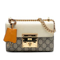 Gucci Small GG Supreme Padlock Crossbody