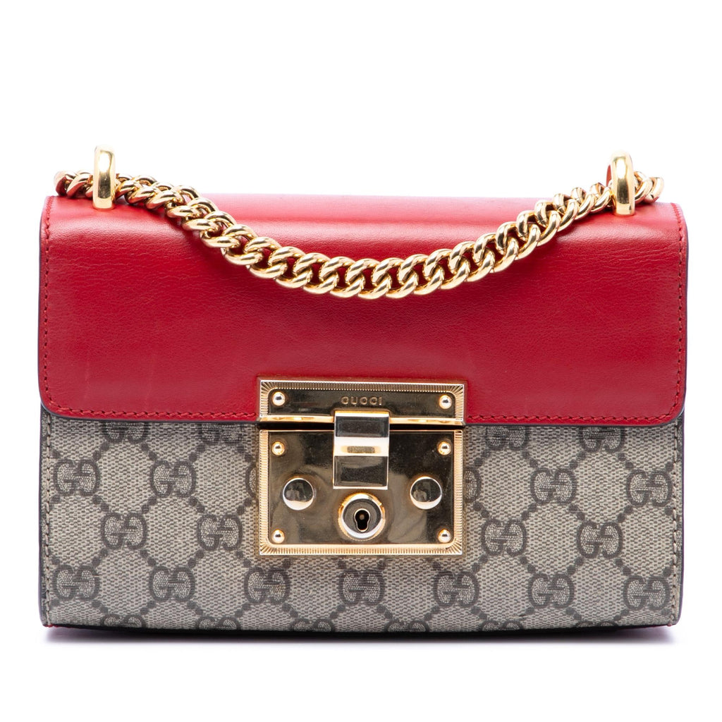 Gucci Small GG Supreme Padlock Crossbody