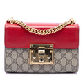 Gucci Small GG Supreme Padlock Crossbody
