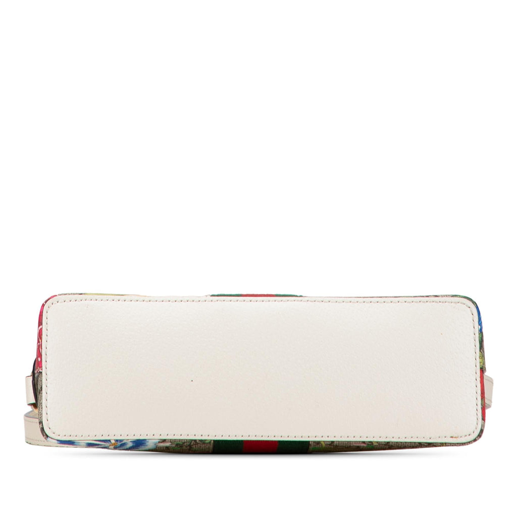 Gucci Small GG Supreme Web  Flora Ophidia Dome Crossbody