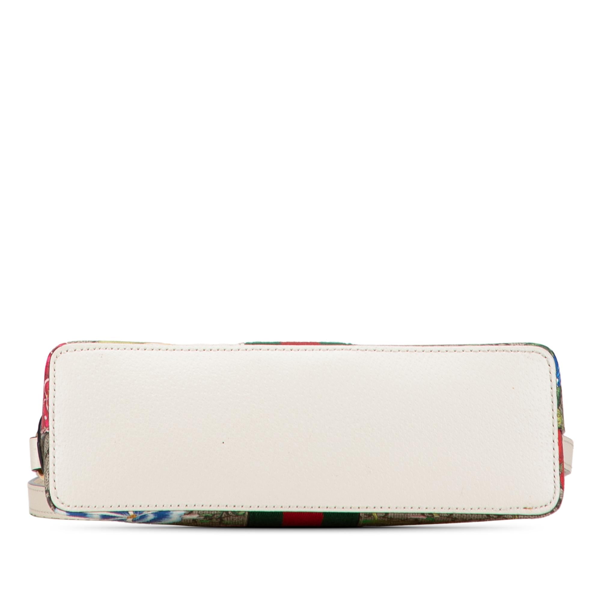 Gucci Small GG Supreme Web  Flora Ophidia Dome Crossbody